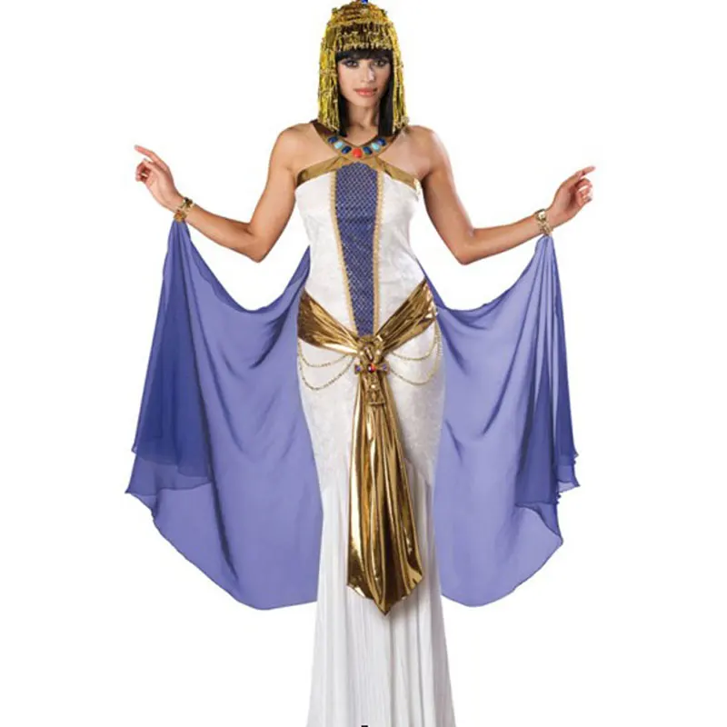 

Egyptian goddess beautiful Queen of the Nile Cleopatra costume Women's royal Halloween fancy dress halloween&carnival costume