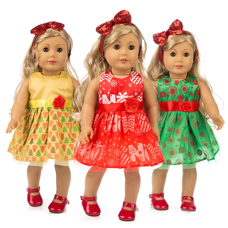 Новый бренд drees + hairbrand подходит для американской кукольной одежды девочек кукла 18