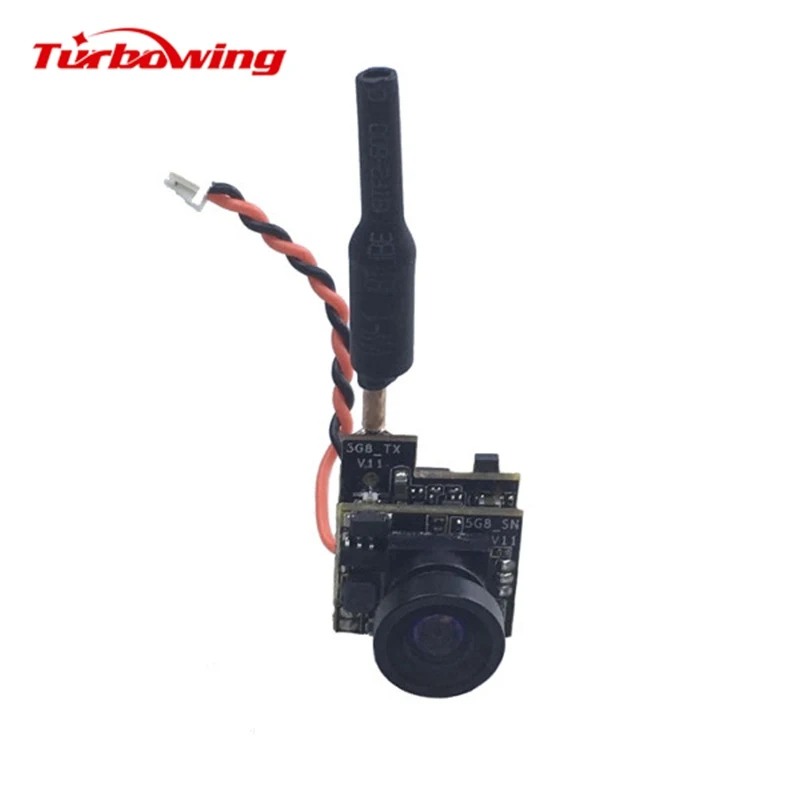 

Turbowing 5.8G 25mw 48CH Transmitter 700TVL Wide Angle FPV Micro Camera NTSC PAL for Racing RC Drones FPV Quadcopter