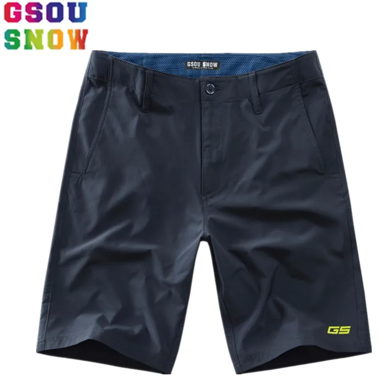 

GSOU SNOW Brand Beach Board Shorts Men Bermuda Surf Swimming Surfing Boardshorts Mens Swimwear Summer Sea Sports Quick Dry