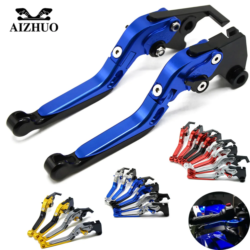 Universal Adjustable Motorcycle Accessories Folding Extendable Brake Clutch Levers For YAMAHA MT-03 YZF R25 YZF R3 2015-2017