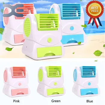 

3 Colors Fan Bladeless USB Battery Dual-Use Portable Fan Creative Turbine Type Table Fan Dormitory Office Strong Wind Power