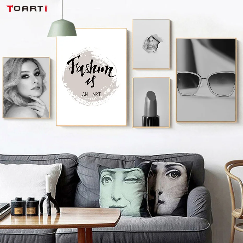 Fashion Sexy Women Art Wall Pictures Lady Stuff Modern Realistic Painting Aesthetic Photos Posters&Prints Living Room Home Decor (3)