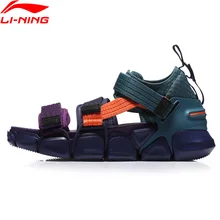 Li-Ning/Мужская обувь для отдыха на платформе PFW MIX II; дышащая обувь с подкладкой; светильник; гибкая спортивная обувь; кроссовки; AGLN225 YXB226