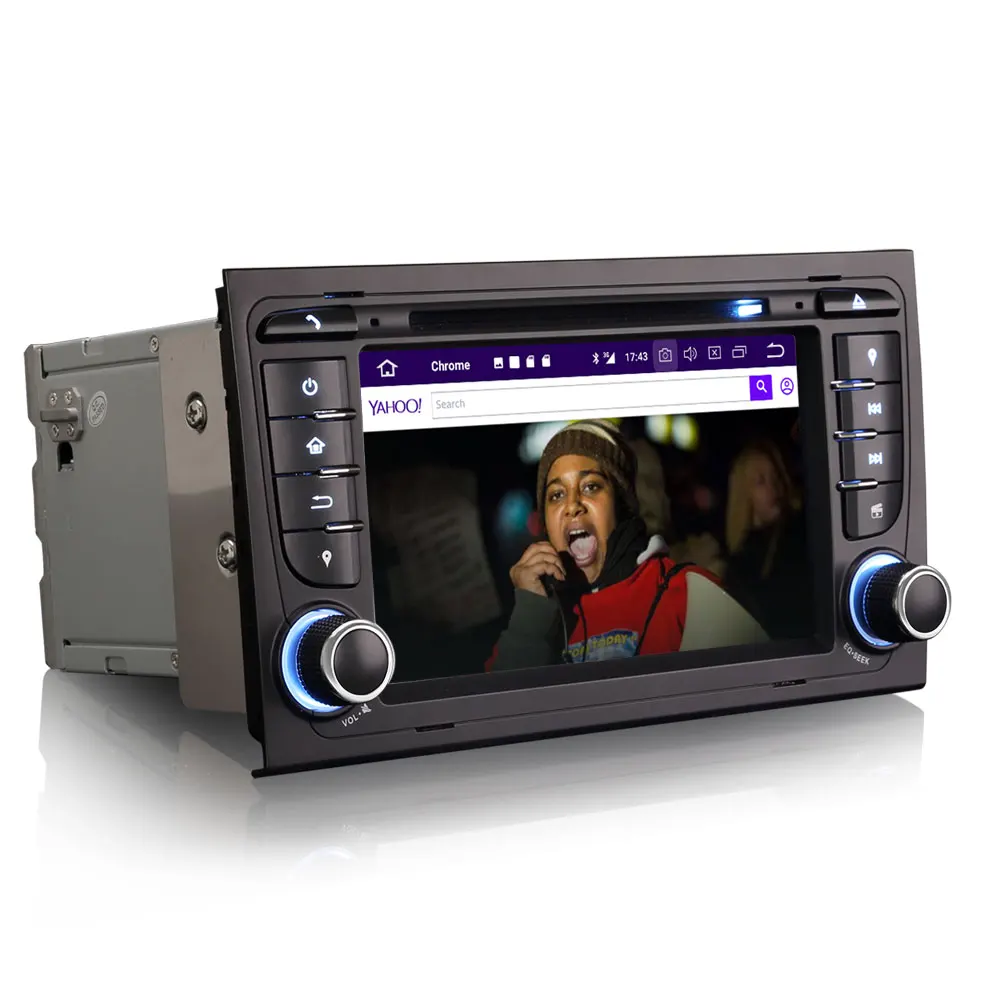 Clearance 7" Android 9.0 OS Car DVD Multimedia Navigation GPS Radio for Seat Exeo 2008 2009 2010 2011 2012 2013 with Split Screen Support 5