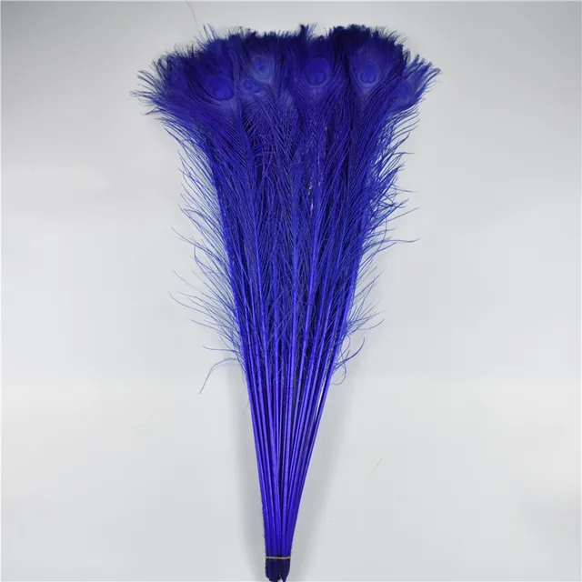 Natural Dyed Real Peacock Feathers 70 80cm 28 32inch Feathers For