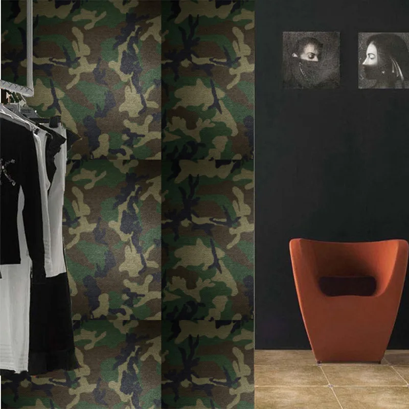 Buy 20pc/lot 3D Green Camouflage Color Tile Stickers