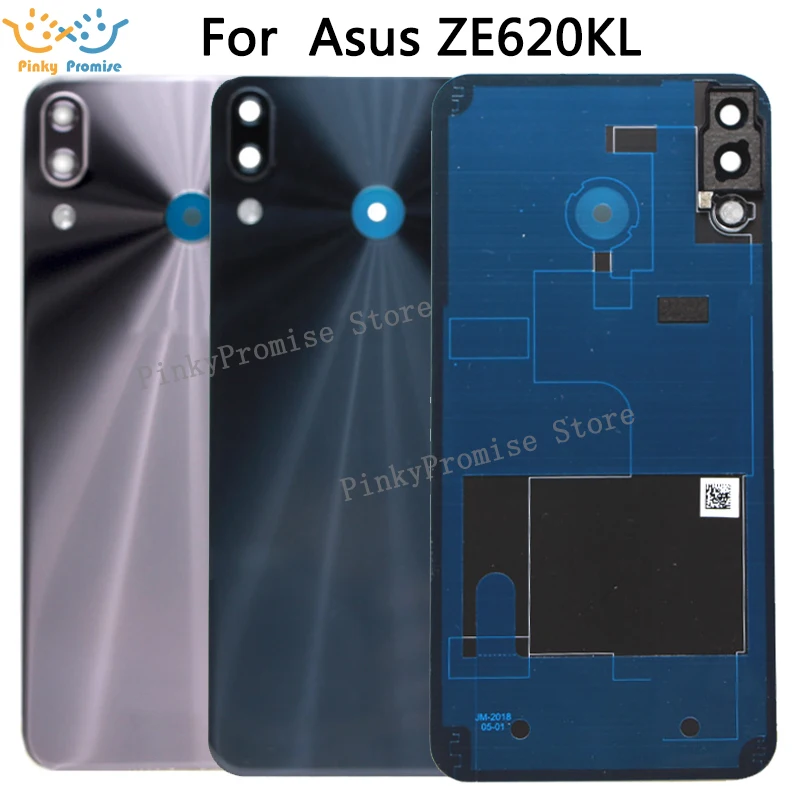

6.2''For Asus Zenfone 5 2018 ZE620KL Back Battery Cover Housing Case with Camera Lens For ASUS ZE620KL Battery Cover