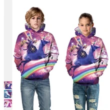 Одежда для маленьких девочек; свитер с объемным рисунком «Poleron Unicornio»; Moleton Infantil Roupa Infantil Menina; детские толстовки с капюшоном для мальчиков; толстовка с единорогом для малышей
