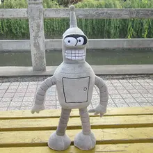 Высокое качество кино куклы Бендер мягкий талисман 13,7 ''Аниме Мягкие и плюшевые игрушки