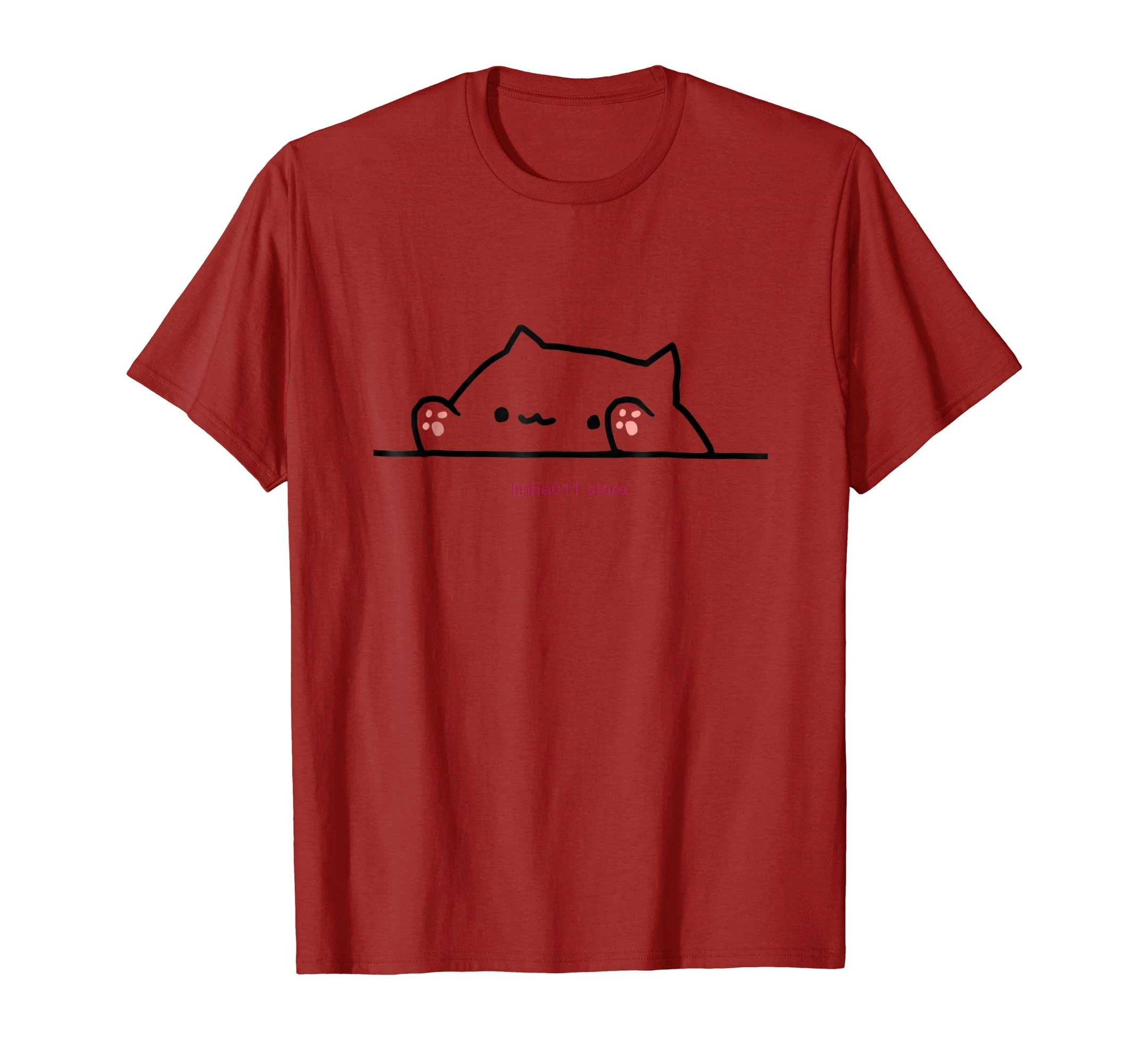 

new men shirt bongo cat meme tshirt with a cute bongo cat