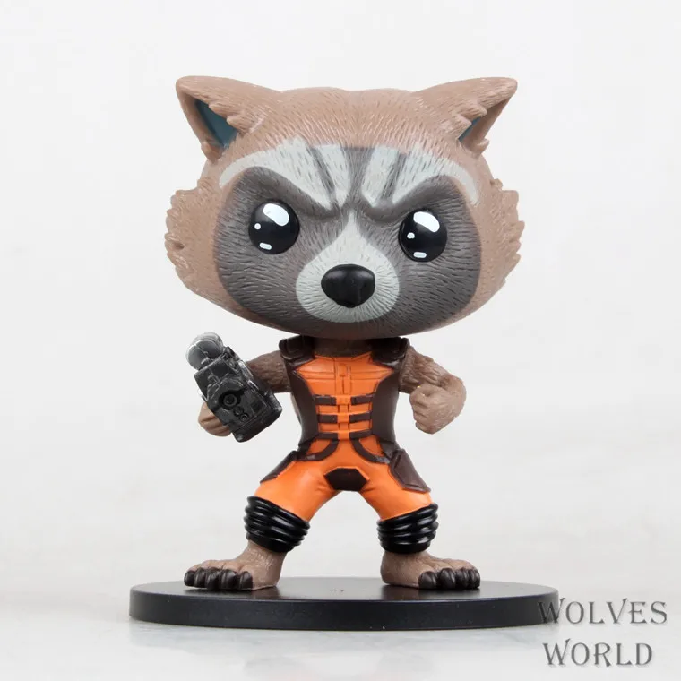 

Guardians of the Galaxy action figure toys Groot Rocket Raccoon PVC toys 10cm
