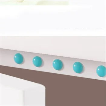 

100 Pcs Wall Stickers Non Slip Self Adhesive Bumper Rubber Anti-collision Silicone Mat Pad For Toilets Drawer Doors And Cabinets