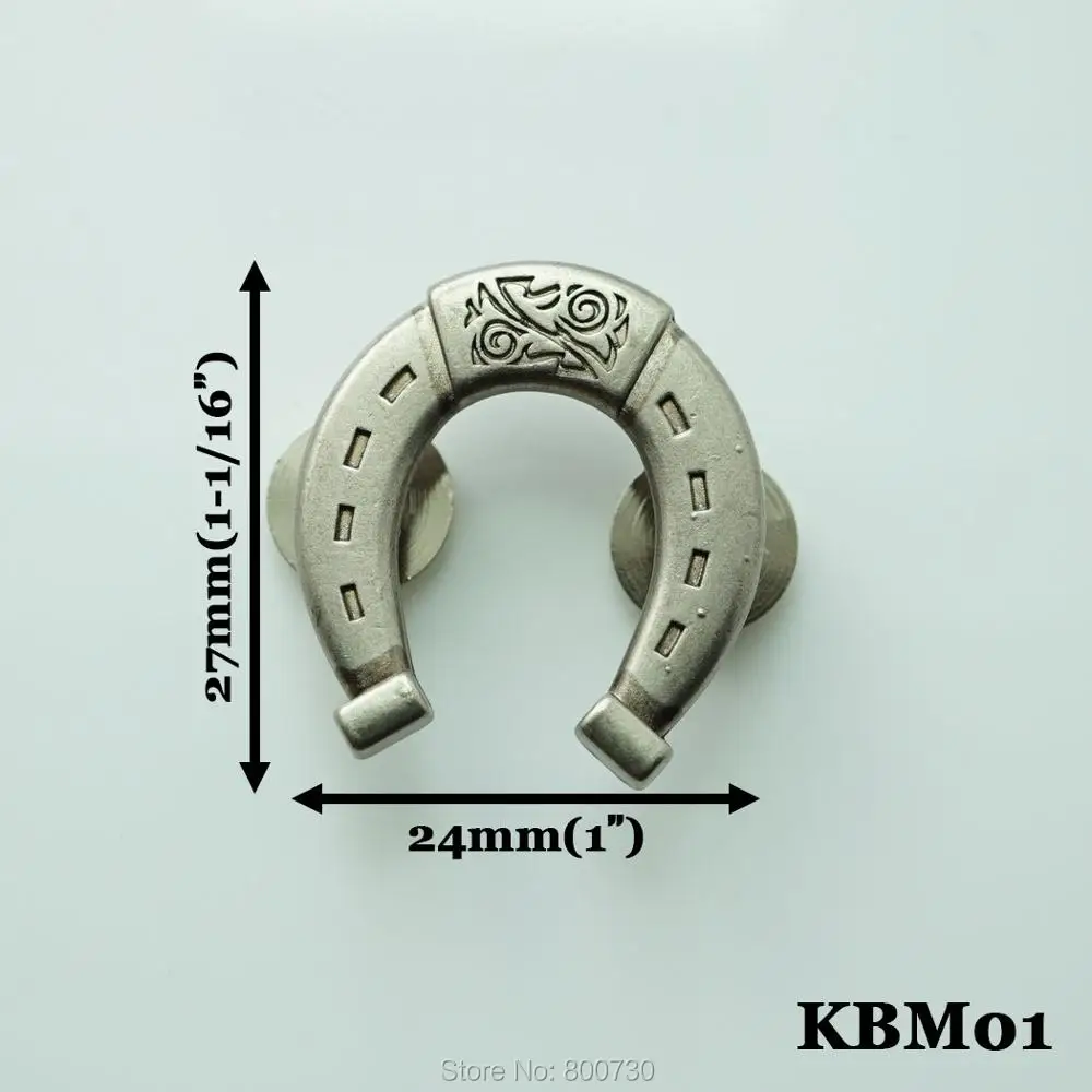 KBM01 10 шт " Кончо из металла ковбойские ботинки в стиле вестерна; один Подкова кожаное Кончо под античное серебро