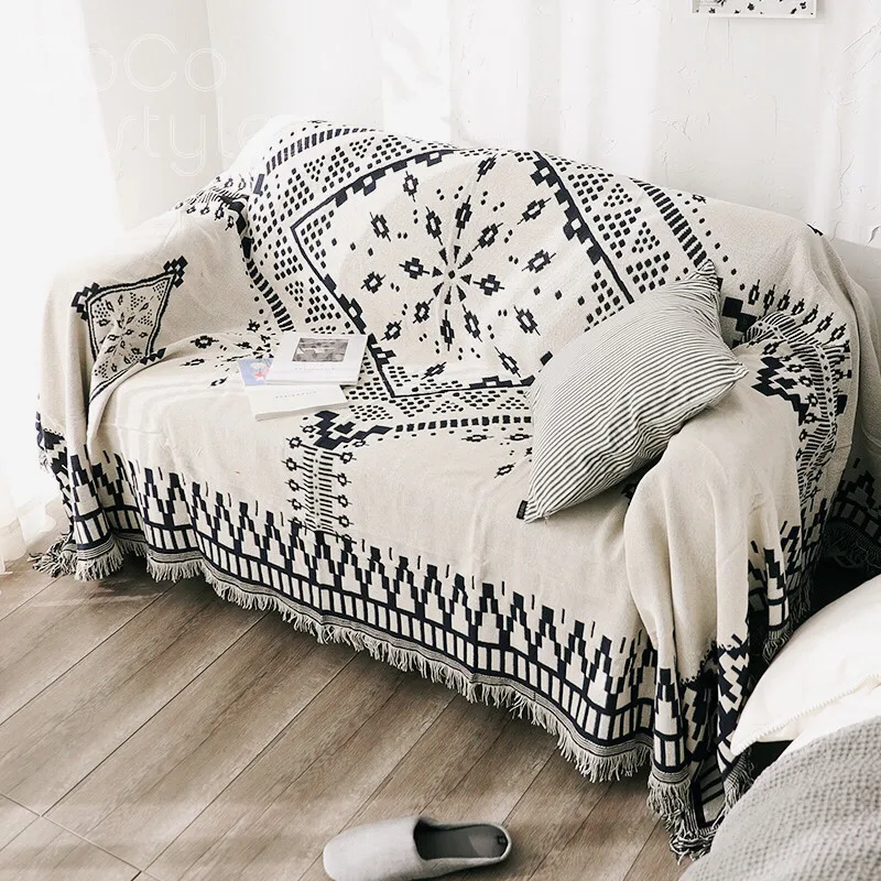 

Cocostyles InsFashion luxury handmade chic fancy blanket for elegant modern home decor