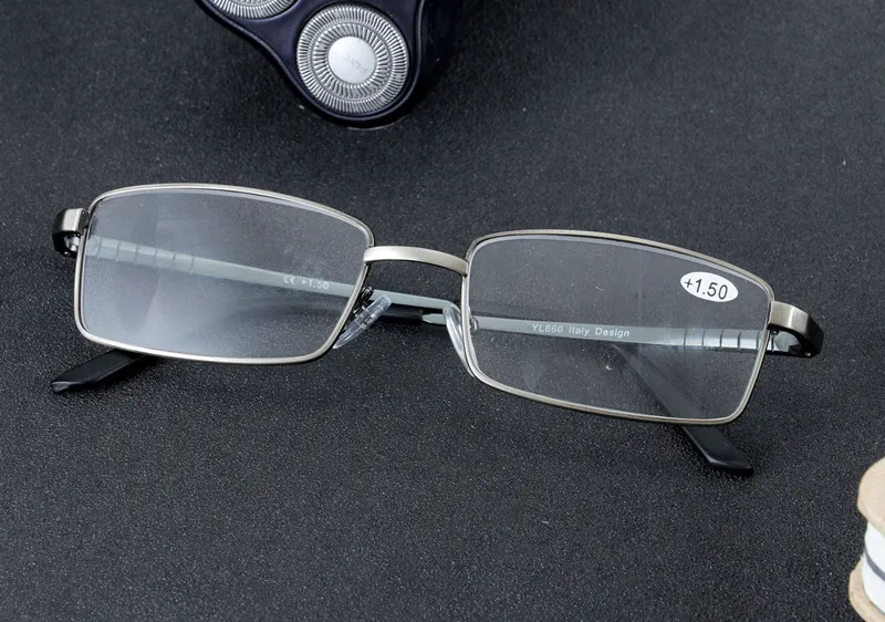 Очки для чтения для мужчин и женщин без оправы алюминиево-магниевая оправа диоптрий дальнозоркости очки+ 1,0+ 1,5+ 2,0+ 2,5+ 3,0 Gafas de lectura