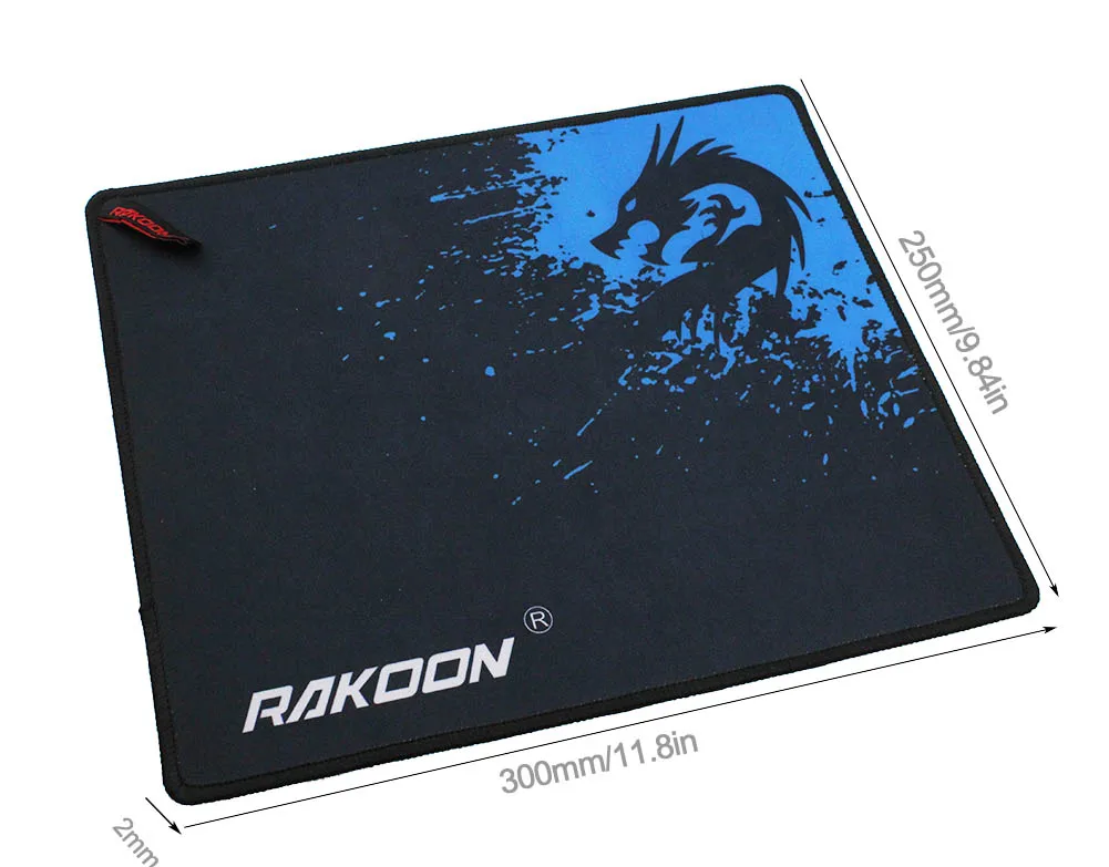 Rakoon Goliathus игровой коврик для мыши 300*250*2 мм фиксирующий край коврик для мыши Коврик для мыши Скорость/Управление версия для Dota2 Diablo 3