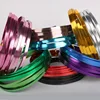 Flash Sale 3 meter/piece 5mmX1mm (5mm de ancho 1mm de espesor) de alambre de aluminio Alambre de artesanía para pulseras y collares DIY Fabricación de la joyería ABWonqrm