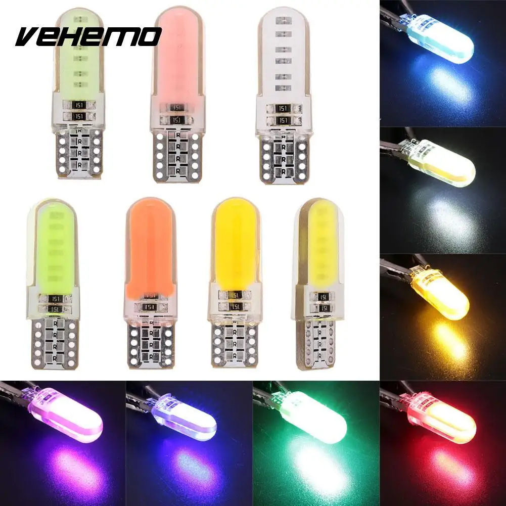 VEHEMO 12LED DC12V Crystal Clear Silicone Car Auto Truck Front