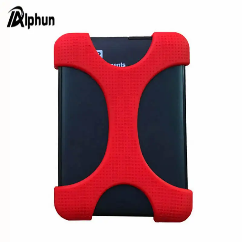 Alphun Портативный Жесткий защита для диска Ударопрочный силиконовый резиновый чехол для 2,5 дюймов WD samsung Toshiba HDD Защитная крышка