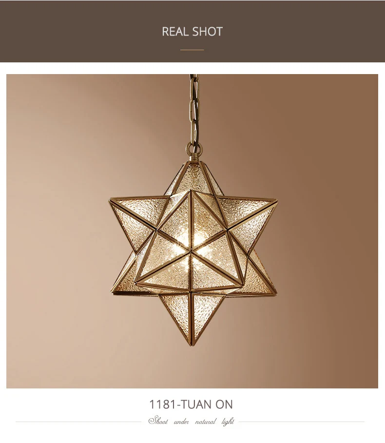 DX Creative Star Led Pendant Lights (6)
