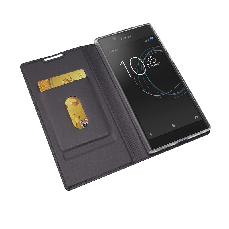 Ударопрочный кожаный чехол XA1 для Sony Xperia L1 XA Plus XZ Premium XZS X производительности Z5 XZ1