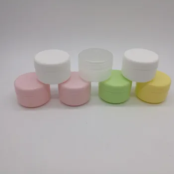 

120pcs/lot 20g plastic mini cream container, empty cosmetic jar for eye cream