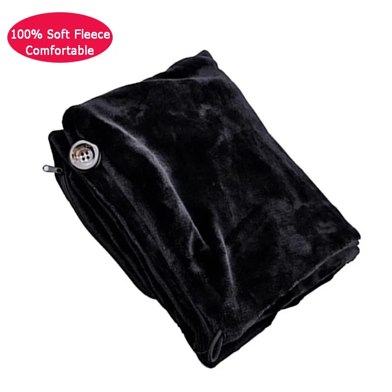 

2019 USB Electric Heated Shawl Blanket Soft Warm Fleece Heating Pad for Home Office Christmas New Year Winter Gift Set