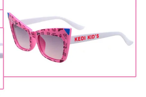 RuoWangs модные кошачий глаз очки детские солнечные очки линзы цветные oculos de sol детские очки кошачьи очки