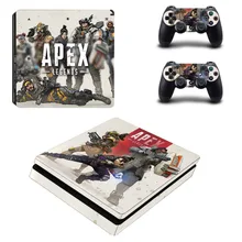 Новинка, Аниме игра Apex Legends, наклейка на кожу для playstation 4, тонкий контроллер, Игровая приставка, 4 тонкие виниловые наклейки