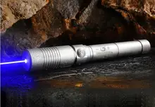 high power blue laser pointer 100000mw 100w 450nm SOS burning match/dry wood/black plastic/burn cigarettes (2*18650 not battery)