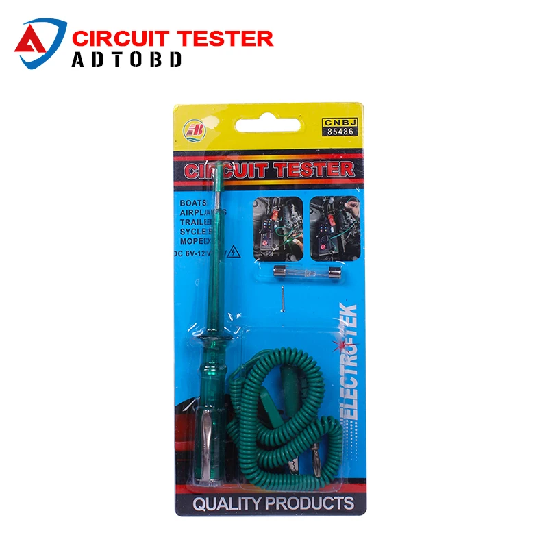 

Car Styling Circuit Test Leads DC 6V 12V 24V Voltage Auto Vehicle Lighting Diagnostic Repair Tools