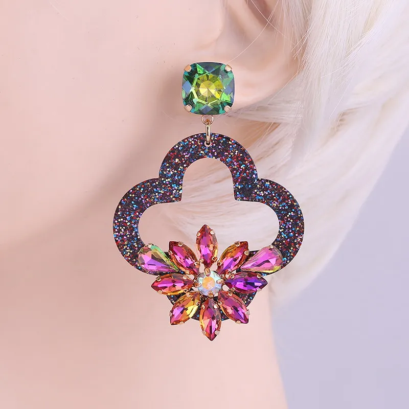 Earrings colorful