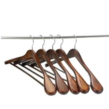 Hangerworld Luxury Wide Shoulder Wooden Suit Hanger (5 pieces/ lot)