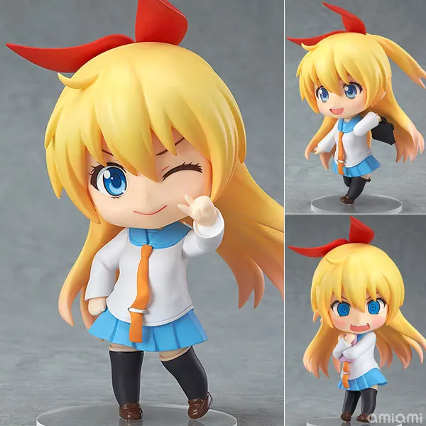 

Boxed Nendoroid 421 Anime Nisekoi Chitoge Kirisaki Cute Girl PVC Action Figure Doll Resin Collection Model Toy Gifts