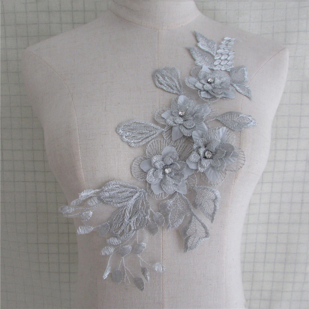 

fashion trim lace collar fabric supplies decorate dress costume beads motif blouse fine accessories Sewing Neckline YL1071