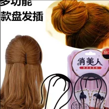 1 шт заколки для девочек шпилька вставки светлые волосы гребень шаровой головкой принцессы полукруглой головкой ювелирные изделия на волосы G0403