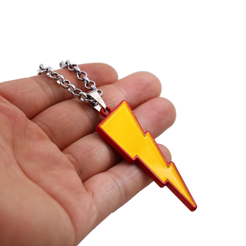 2019 DC Shazam ожерелье Марвел Капитан Billy Batson вспышка молния для женщин мужчин