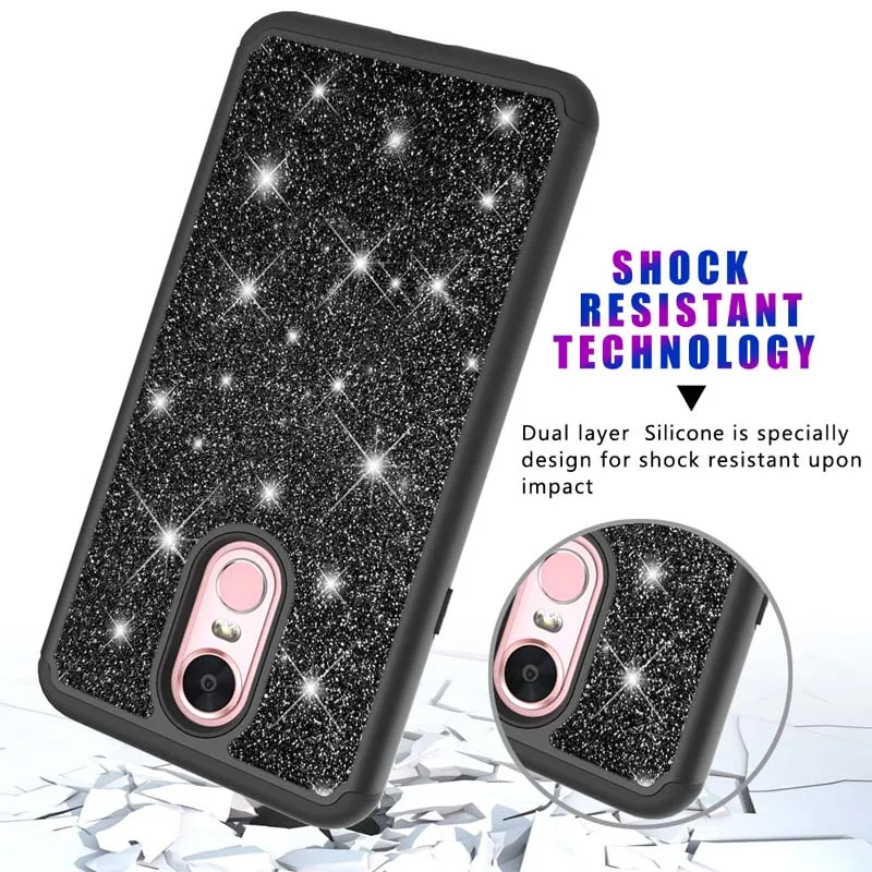 Чехол для LG X Power 2 LV3 K8 2018 Stylo 5 4 роскошный блестящий Блестящий Гибридный