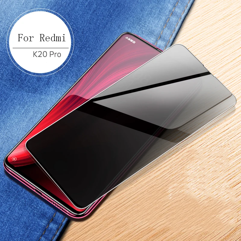 Микроданные для Xiaomi Redmi K20 Pro 9H 2.5D анти шпионское закаленное стекло