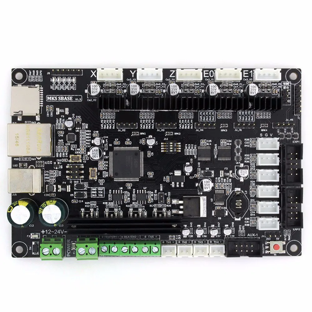 3D принтеры Управление плата MKS SBASE V1.3 32 бит с открытым исходным кодом Smoothieboard