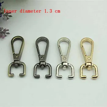 

20 pcs/lot 2019 New Luggage hardware accessories Shoulder straps tail ring opening Hook key chain Inner diameter of 1.3 cm