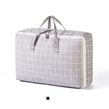 

A bag for household waterproof and moisture-proof cotton quilts. Finishing clothes, quilts and dustproof packing bags Cotton