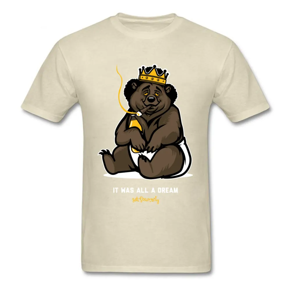Футболка с принтом Biggie Bear последняя мужская футболка высокое качество