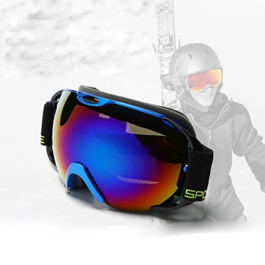 Professional upmarket ski glasses ski goggles double layers UV400 anti-fog big ski mask glasses skiing snowboard goggles box-07