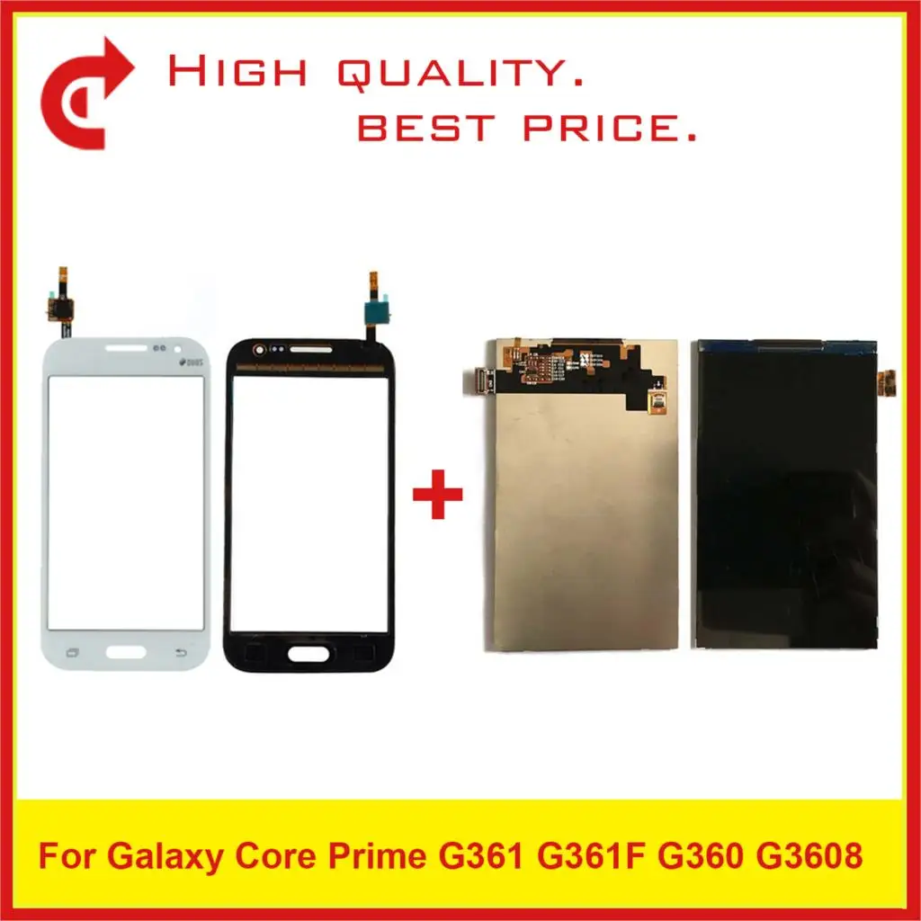 

High Quality 4.5" For Samsung Galaxy Core Prime G360 G360H G361 G361H G361F G3608 LCD Display With Touch Screen Digitizer Sensor