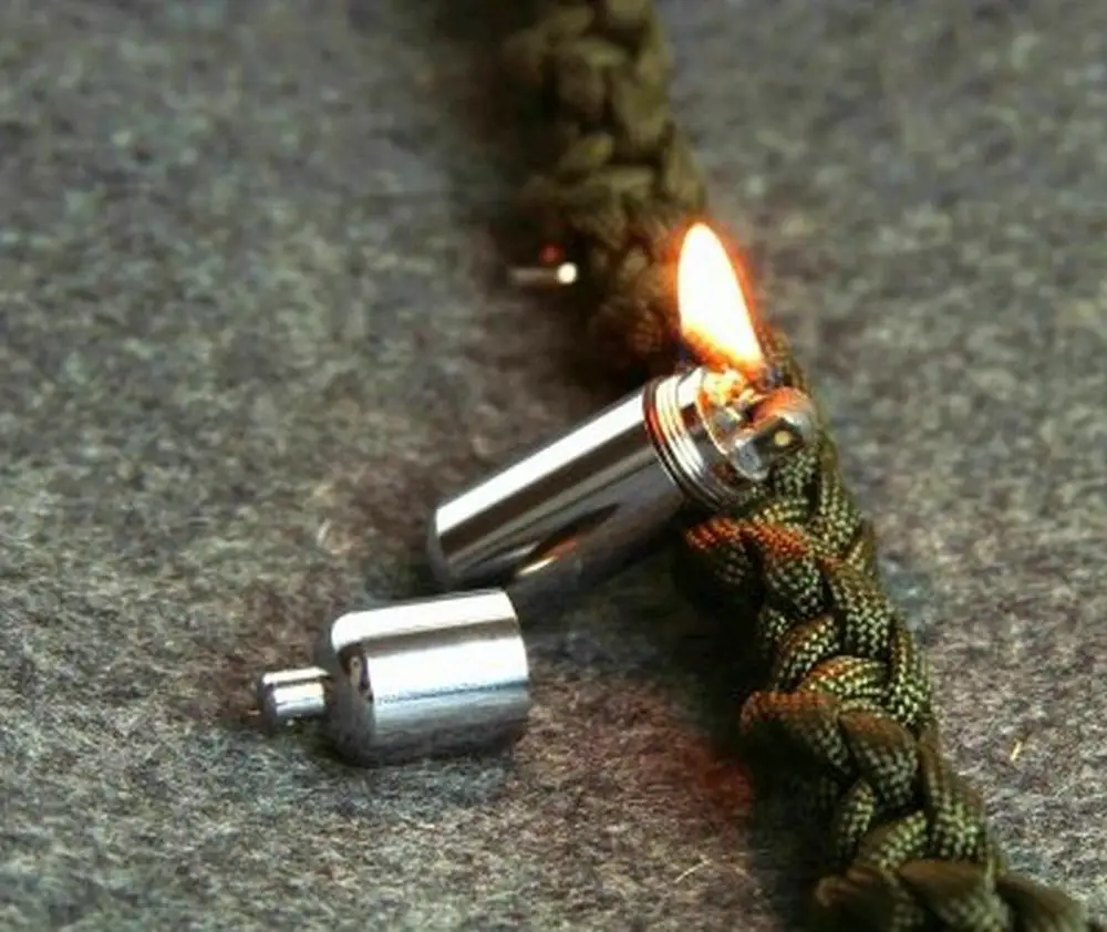 

Metal match flint Fire tool hike bushcraft stone outdoor starter steel magnesium camp lighter emergent survive mountaineer gear