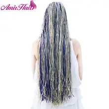 Zizi косички, вязанные крючком волосы, коробка, косички, синтетические волосы для наращивания, Россия, популярные, 28 дюймов, косички, волосы, блонд, сенегалс, твист, 28 прядей