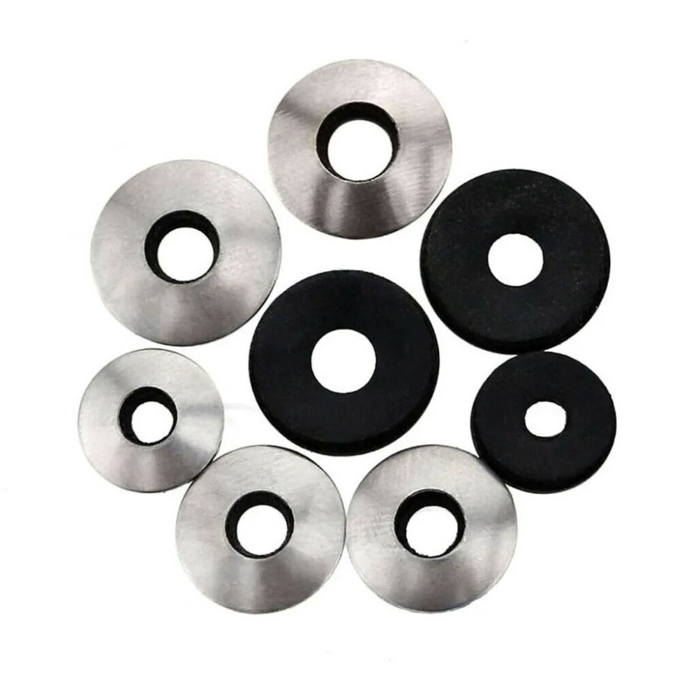 

100pcs Black Stainless Steel/Rubber Washers Waterproof Washer Accessories