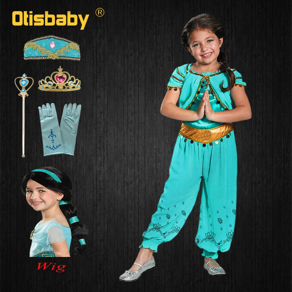 アラジンのコスプレ衣装子供仮装アップアラビア衣装女の子ベリーダンスパフォーマンス服ジャンプスーツ Dresses Aliexpress